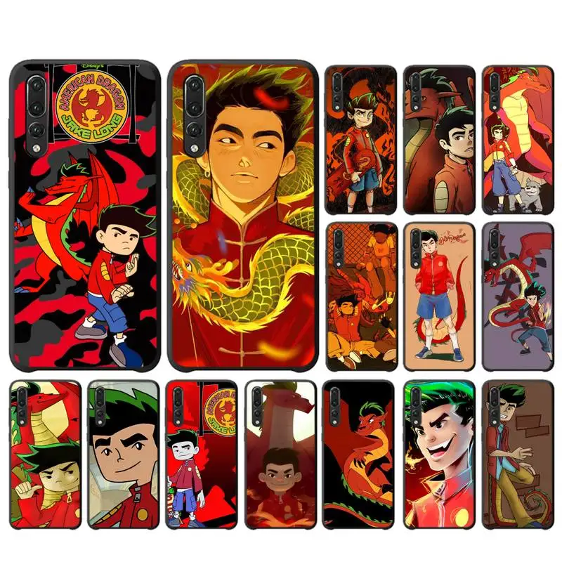 

Disney American Dragon Jake Long Phone Case for Huawei P30 40 20 10 8 9 lite pro plus Psmart2019