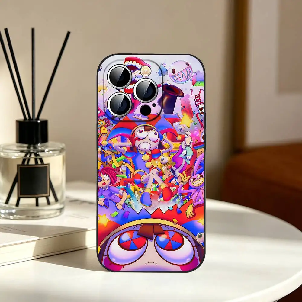 Фото Чехол для телефона Samsung Galaxy S26 S25 S24 S23 S22 S21 S20 Edge Lite Ultra Plus FE, аниме-чехол The A-Amazing Digital Circus 4G 5G №4