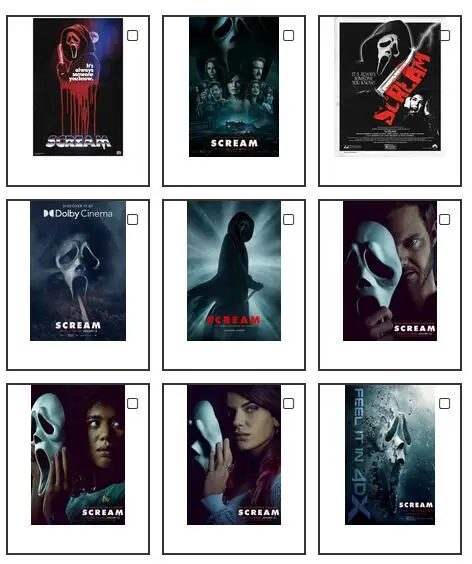 

Печать фильма «Крик» в стиле лота, художественный холст, плакат для гостиной, Декор, домашняя Настенная картина