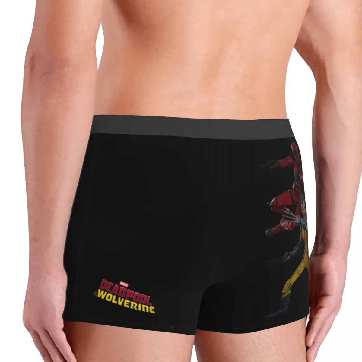 Трусы мужские из хлопка с принтом Marvel