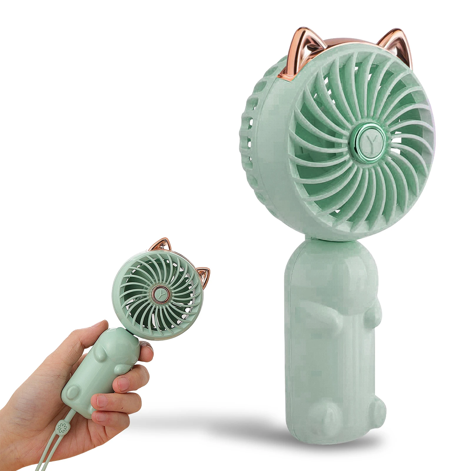 

USB Handheld Fan USB Desk Fan Handheld Fan Portable Small Fan Portable Battery Operated Or USB Powered Folding Personal Fan