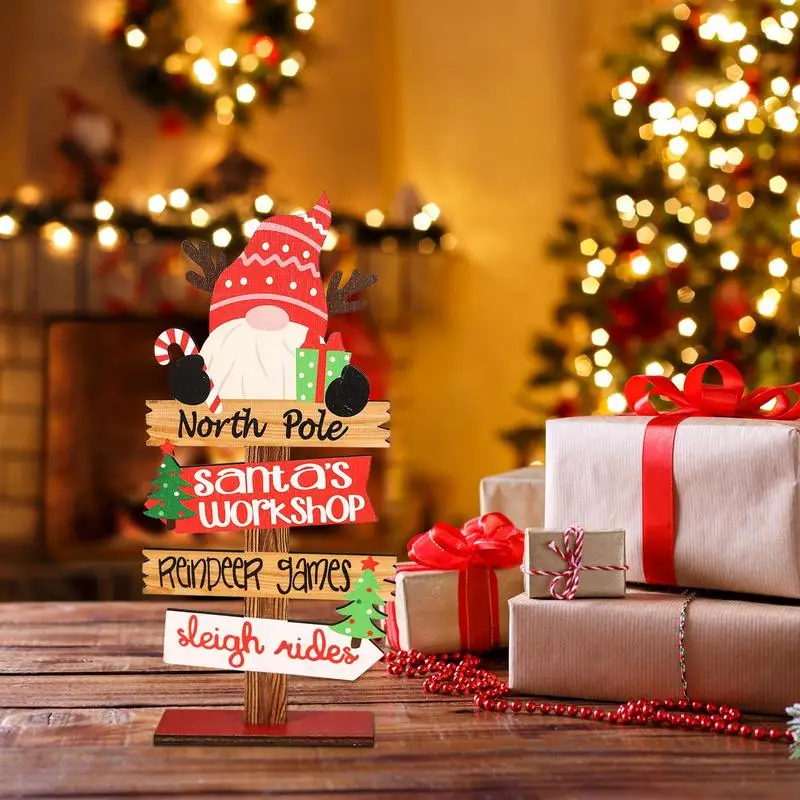 Настольное украшение для рождественской елки Санта-Клаус Счастливого Рождества