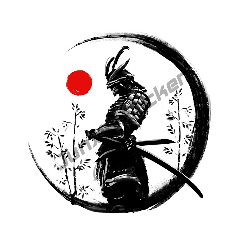 

Автомобильная наклейка для самурайского воина Водонепроницаемая виниловая наклейка автомобильные аксессуары Декор Автомобильные наклейки