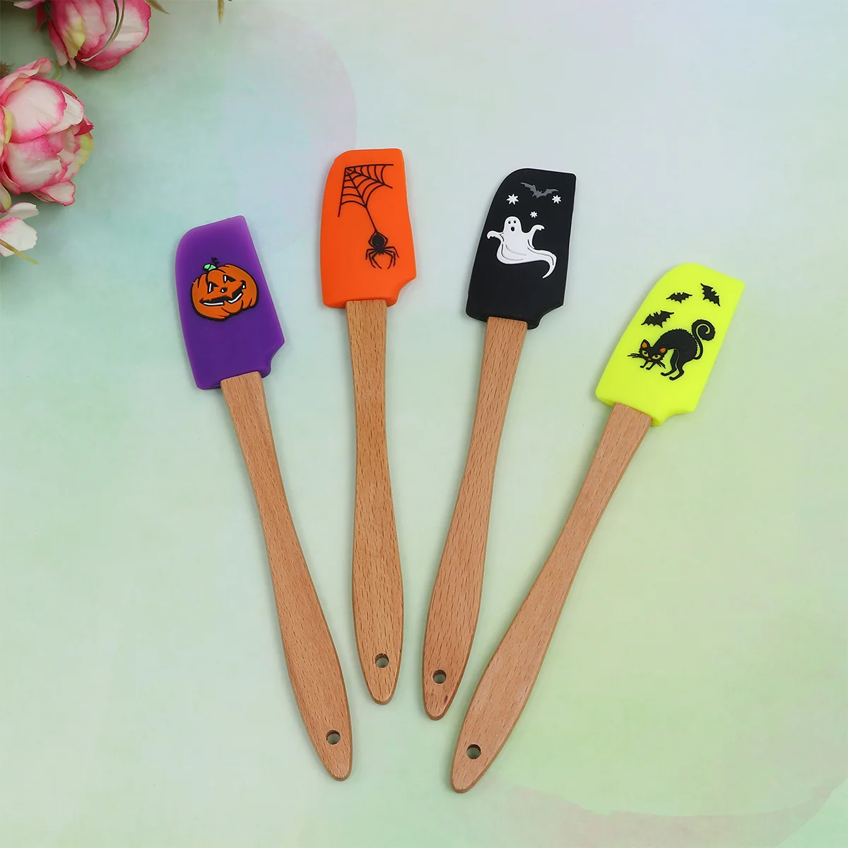 

Spatulabaking Silicone Set Cream Kitchen Spatulas Scraper Mixing Non Stick Cooking Supplies Utensil Tools Heatresistant Bat