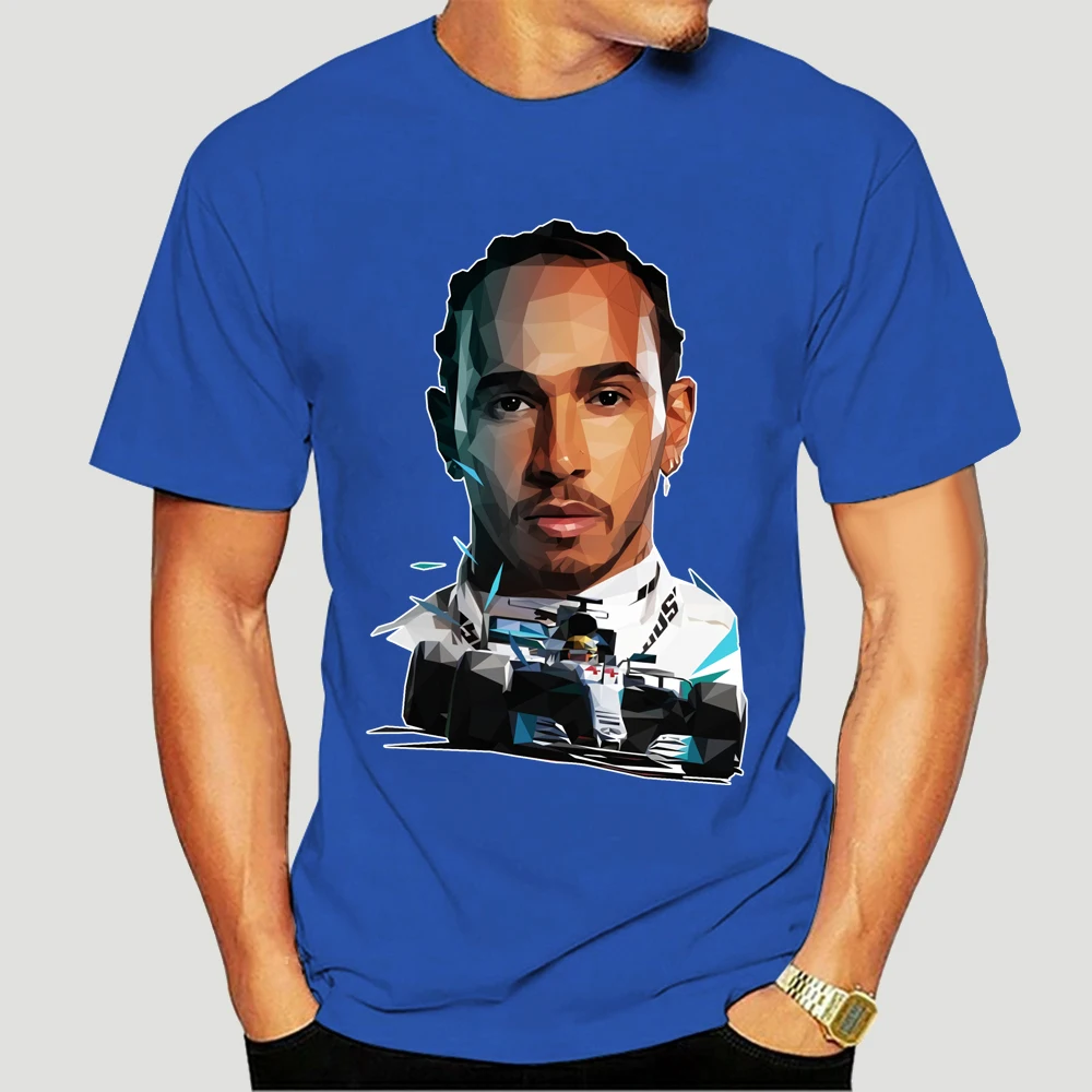 

Men Lewis Hamilton 44 T-shirt Clothes Men's t shirt tee 2454X