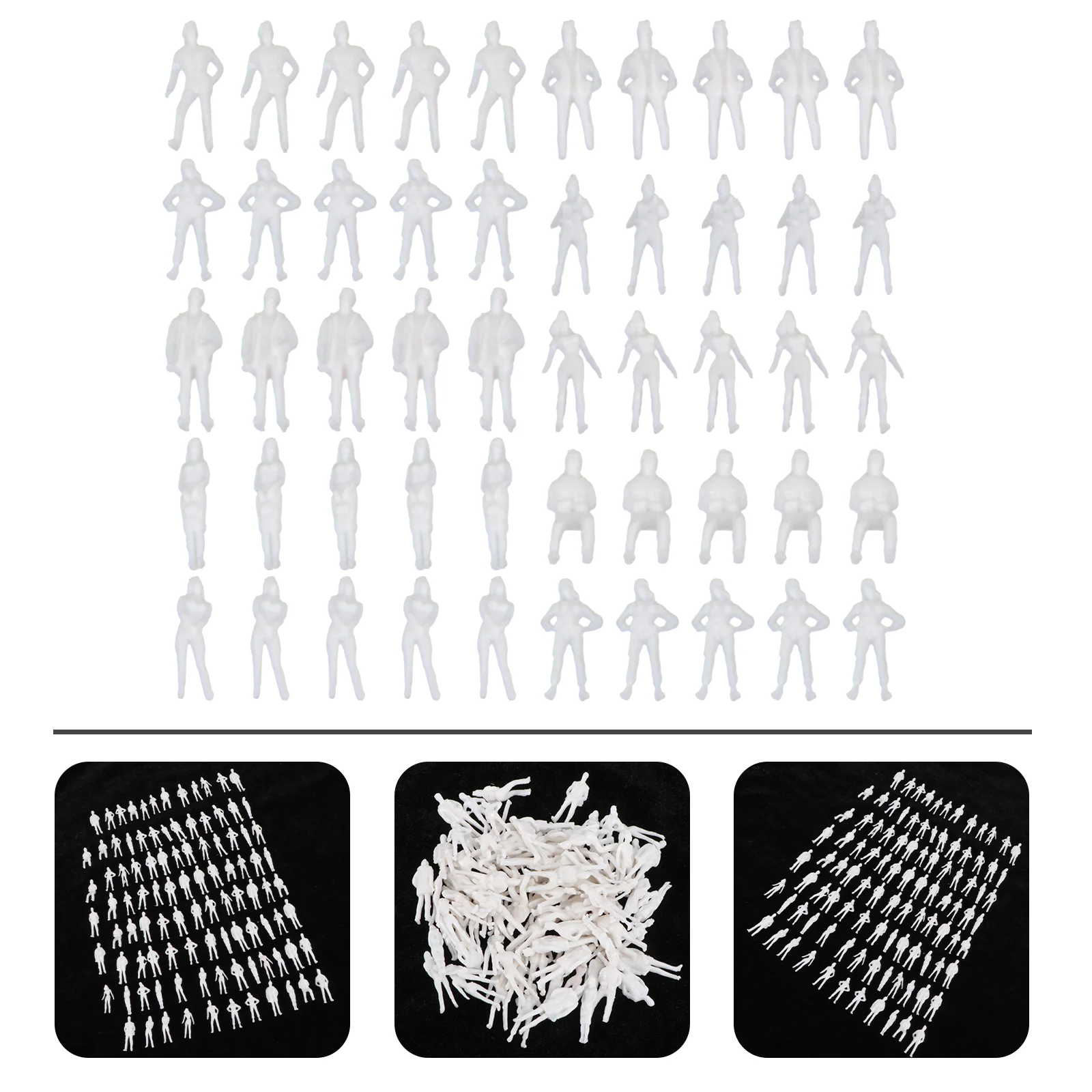 

Small Plastic Human Figures Figurines Model Toys Micro Landscape Accessory