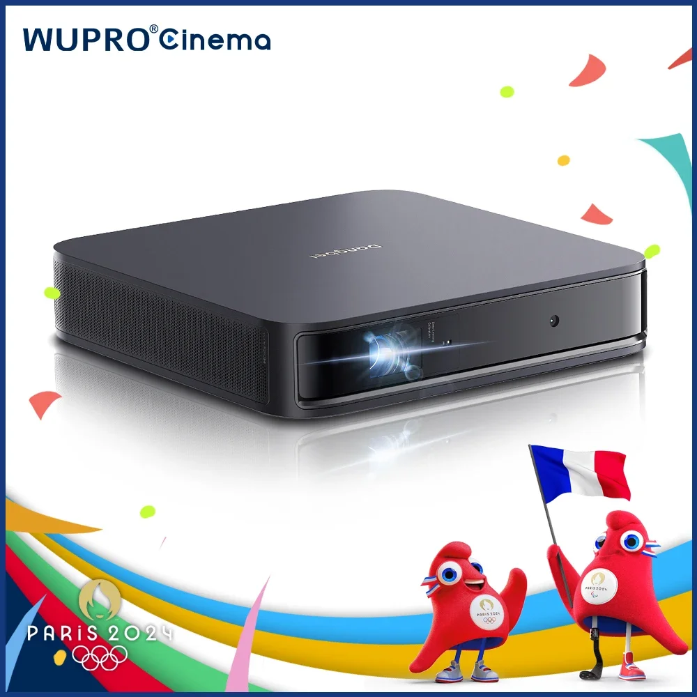 Фото Портативный умный мини-проектор Wupro x Dangbei Atom, 1080 люмен, P FHD, домашний кинотеатр №1