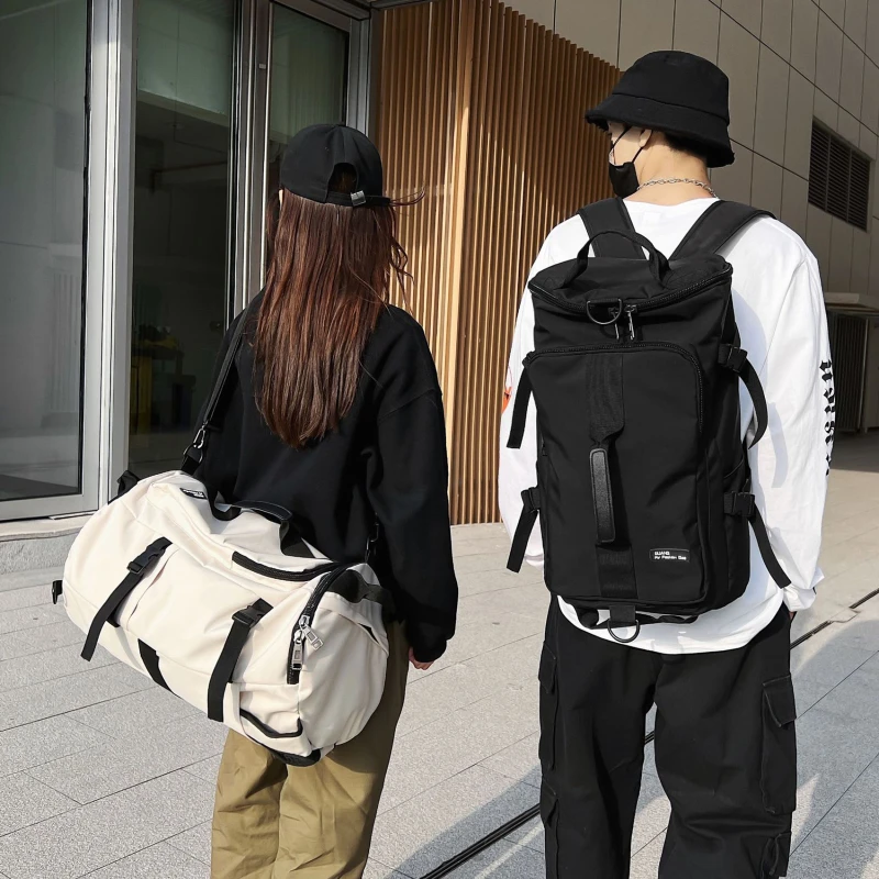 

Big Cool Men Young Girl Travel Unisex Backpack Shoulder Bags For Teenage Girls Nylon Sport Multi-function LargeCapacity Women 가방