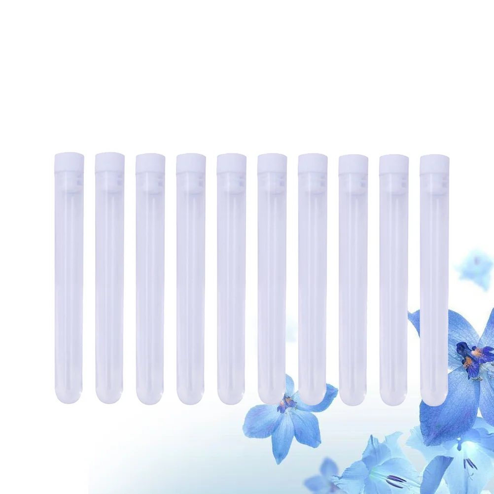 

10 Pcs Storage Bottles Practical Transparent Tubes Containers for