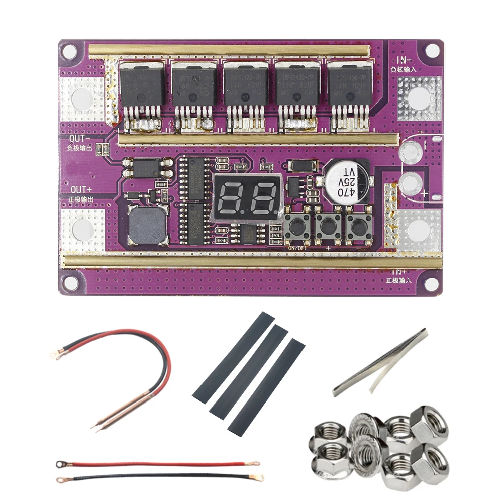 

Spot Welder DIY Kit 99 Gears of Power Adjustable Spots Welding Control Board for Welding 18650 Battery 0.05-0.3mm Nickel Sheet