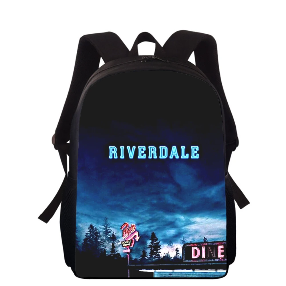 TV Riverdale 15” 3D Print Kids Backpack Primary School Bags for Boys Girls Back Pack Students School Book Bags