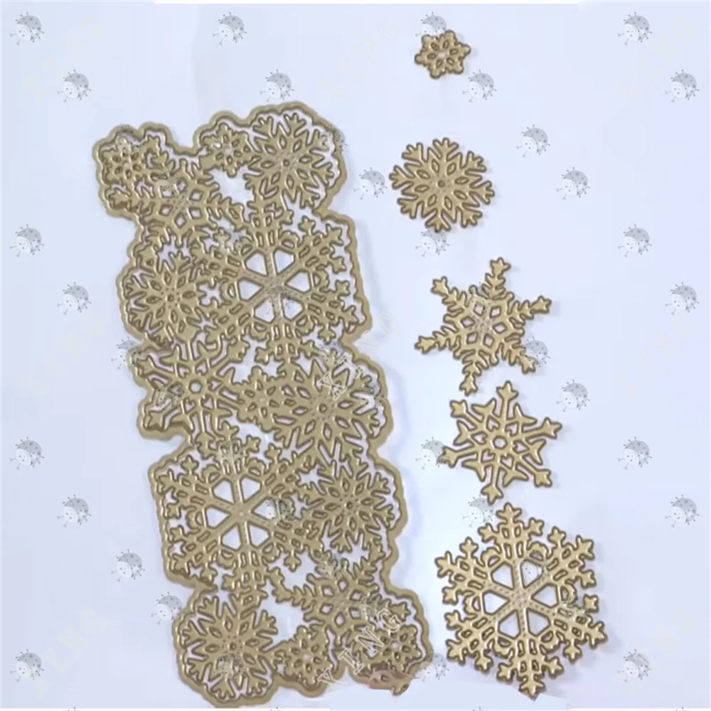 

Hot Newest Metal Cutting Dies 3d Snowflake Slimline Molds Diy Greeting Card Scrapbooking Paper Craft Knife Blade Punch Stencils