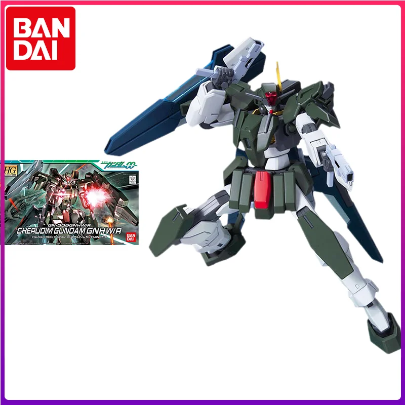 

Bandai Gundam Model Kit Assemble Figure HG 00 1/144 GN-006 Cherudim Gundam Anime GNHW R Equipment Action Doll Children's Toys