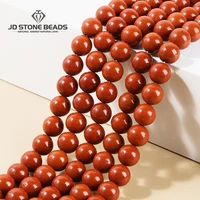 natural red jasper beads 3 12mm semi finished handmade diy bracelet beads accessories gemstone for jewelry making
