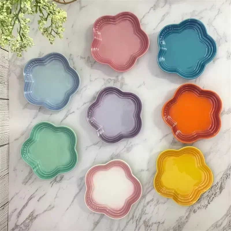 5 5-дюймовый керамический диск в форме цветка для кормления кошек очень широкая