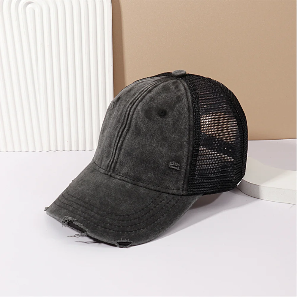 

1PCS Hat Men's Women's Mesh Breathable Baseball Cap Cotton Adjustable Outdoor Camping Hiking Climbing Sun Visor