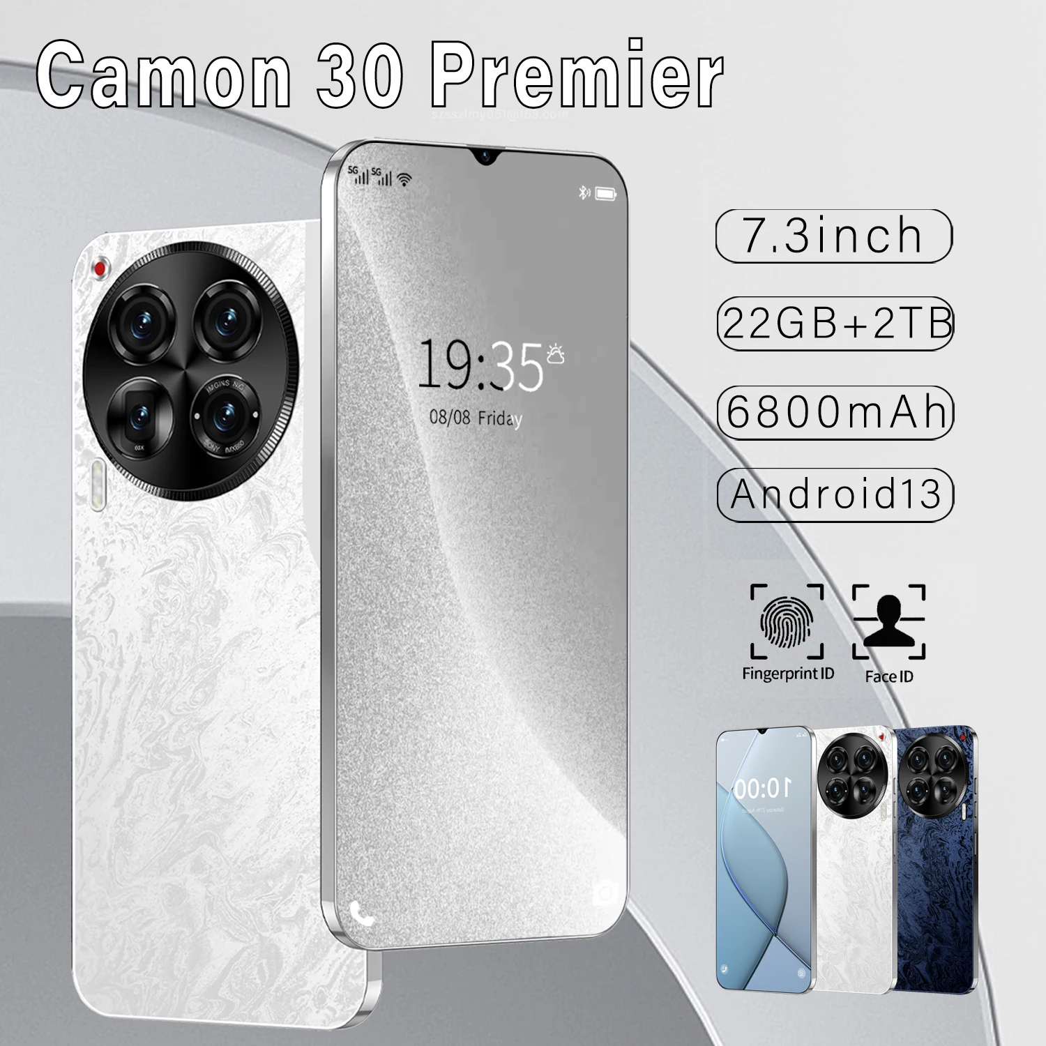 Смартфон Camon 30 Premier, телефон стандарта Qualcomm 888, 10 ядер 