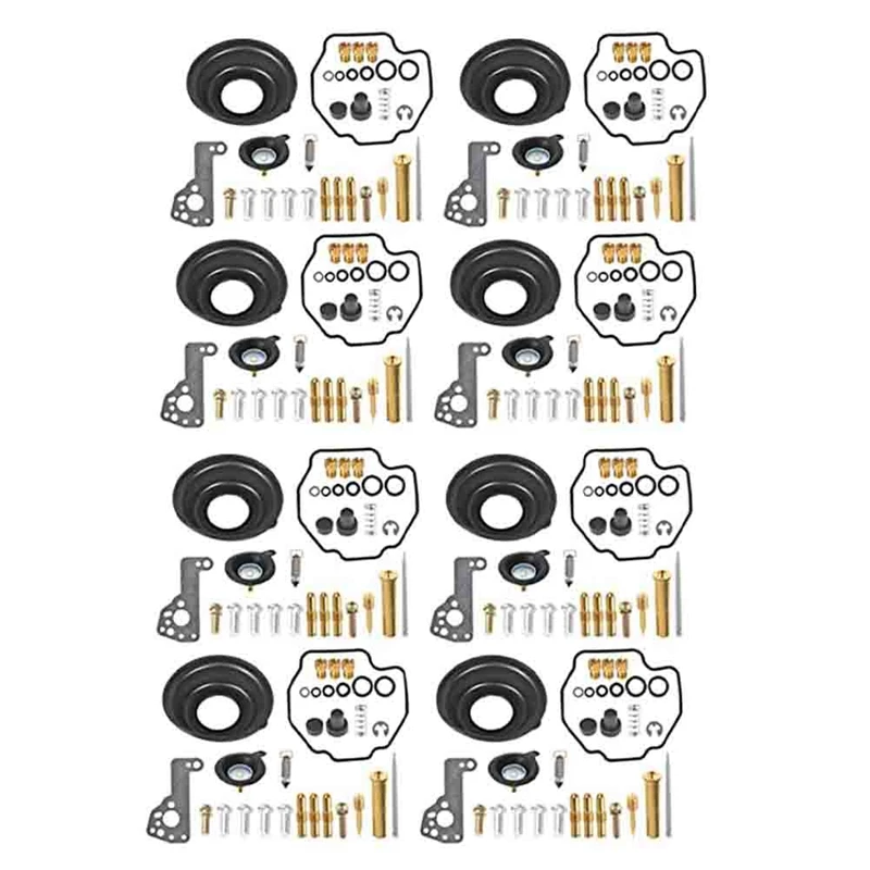 

8-Pack Carburetor Repair Kit Diaphragm Air Cut-Off Valves Replacement For 1985-2007 Yamaha Vmax V-MAX 1200