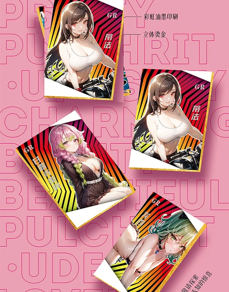 Коллекция открыток история богини Фокси красивые аниме Waifu Купальник для девочек