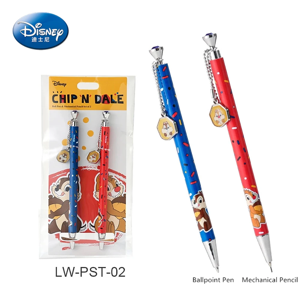 

Механический карандаш из мультфильма Disney, шариковая ручка, набор из 0,7 мм, школьные принадлежности для обучения, подарок на день рождения пр...