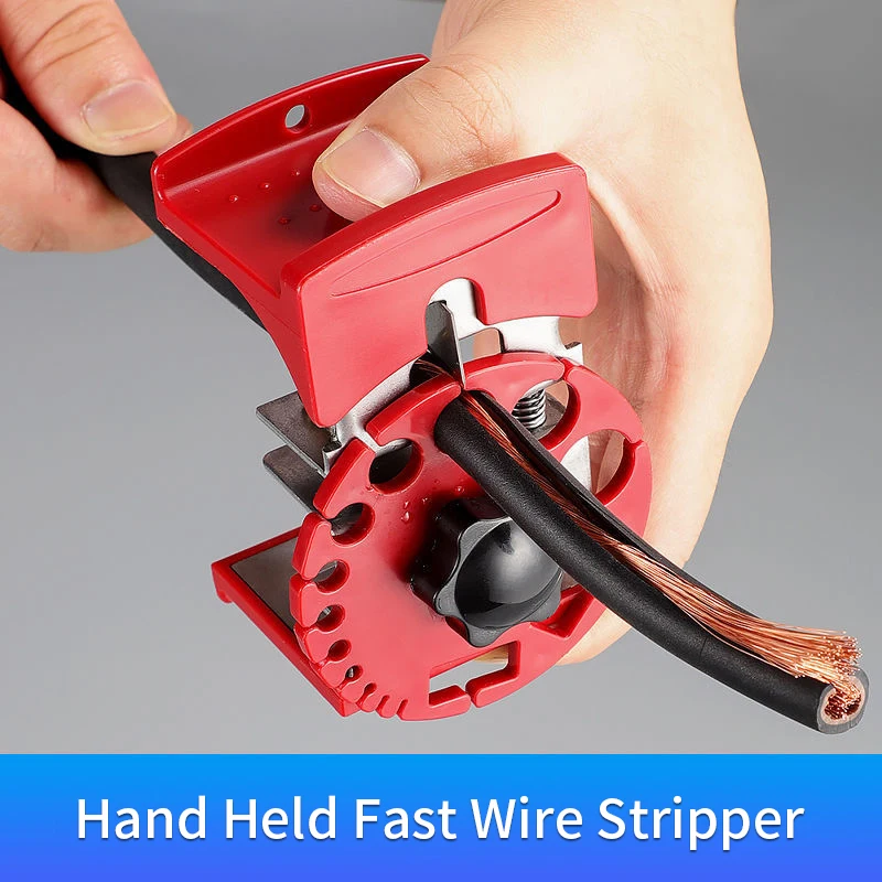 

Handheld Wire Stripper Quick Copper Wire Stripping Tool Decrustation Plier Adjustable Electric Wire Cable Peel Electrician Cut