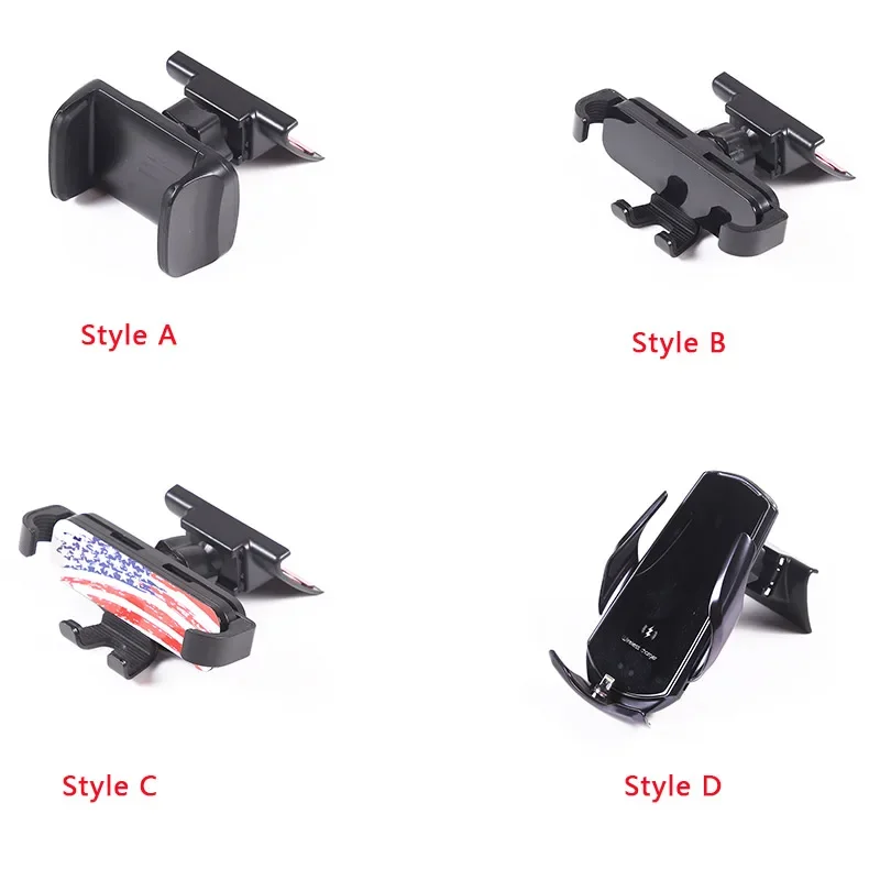 Для BMW X1 IX1 U11 2023-2024 ABS черный автомобильный держатель для мобильного телефона с