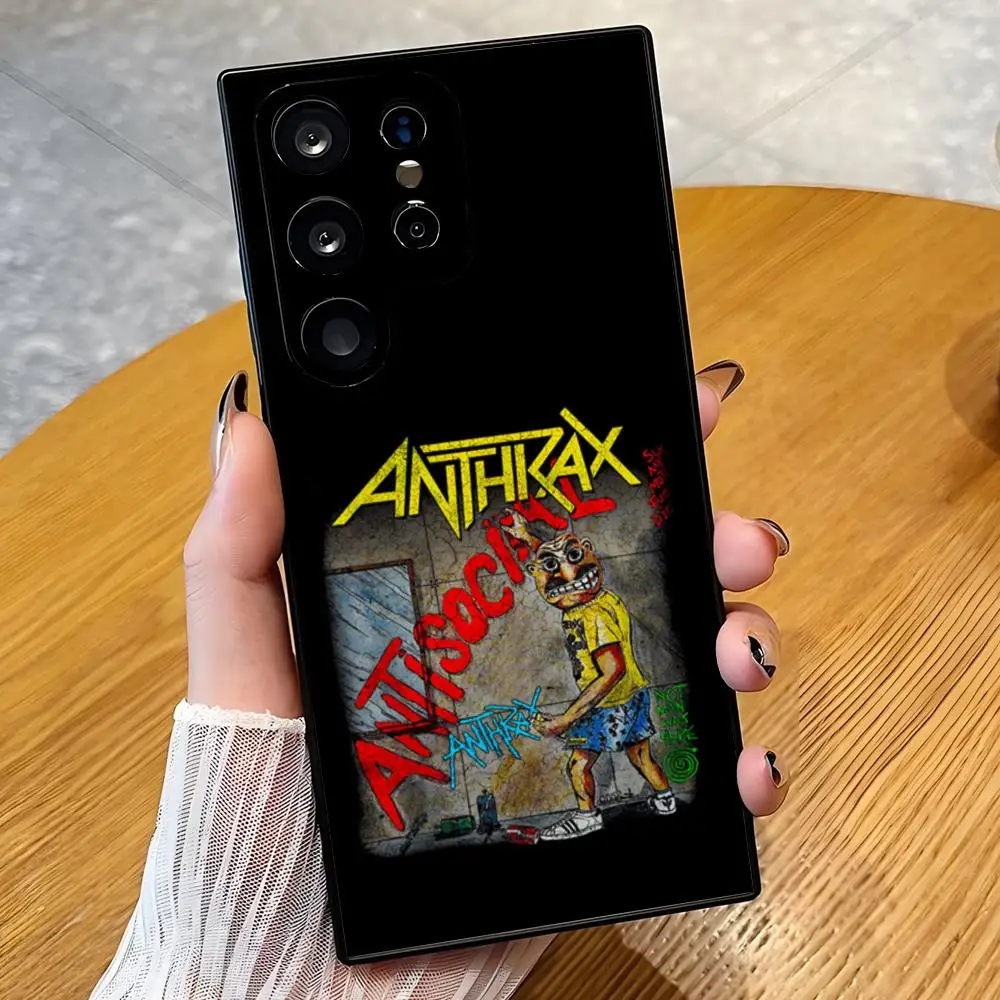 Фото Чехол для телефона A-AnthraxES Band для Samsung S26 S25 Edge S24 S23 S22 Ultra Plus Fe A57 A37 A17 A56 5G, силиконовый чехол №4