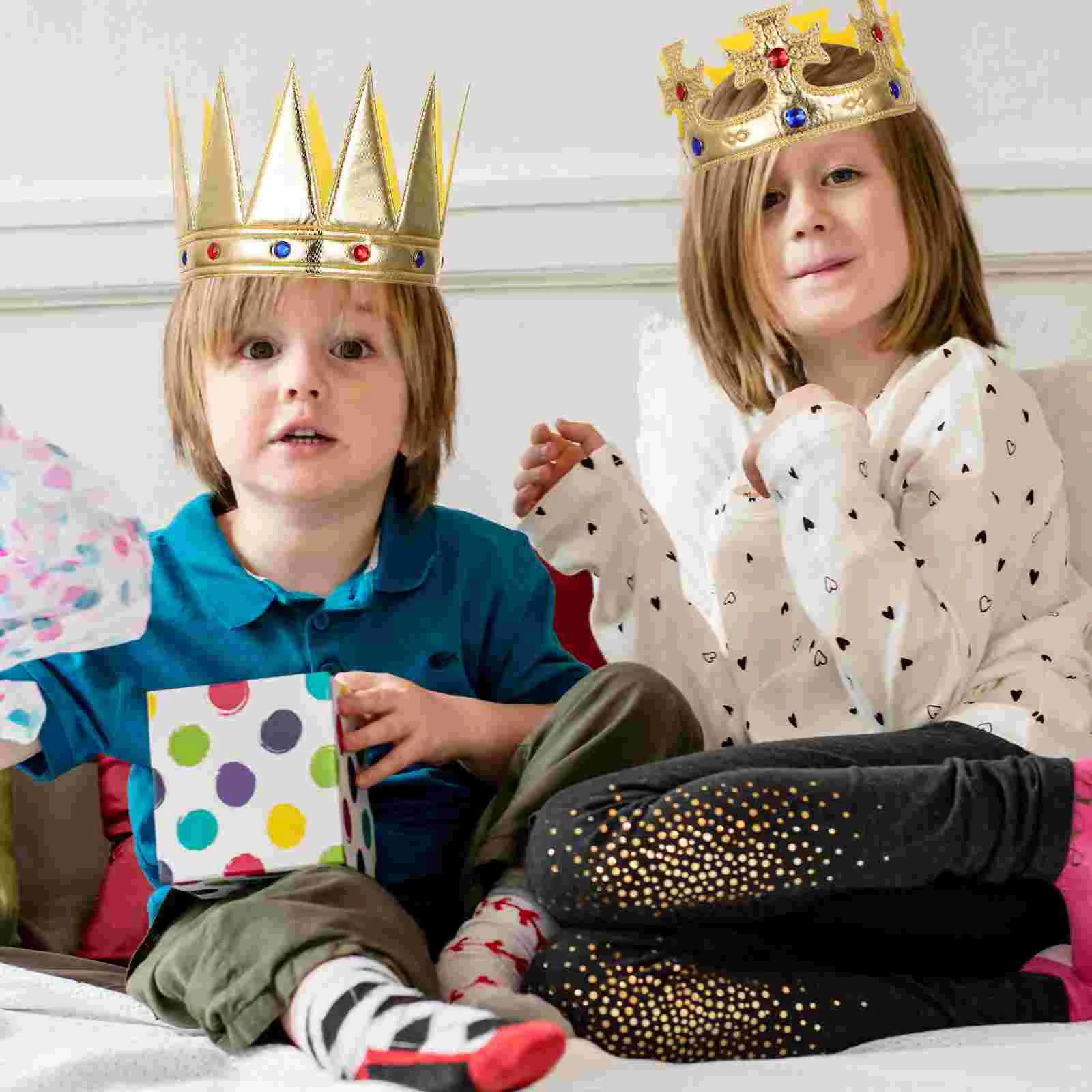 Детские головные уборы на день рождения корона вечеринка король хаттиаролд