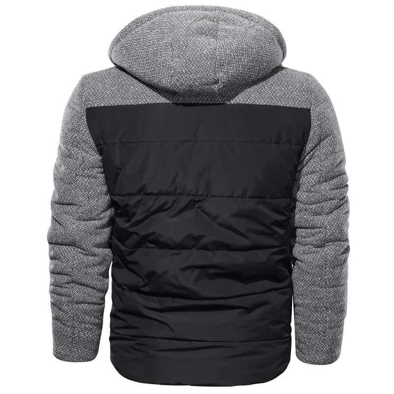 Winter Men's Parkas Casual Cotton Men Thick Warm Hooded Coats Male Slim Fit Outwear Windbreaker Thermal Jackets Clothing