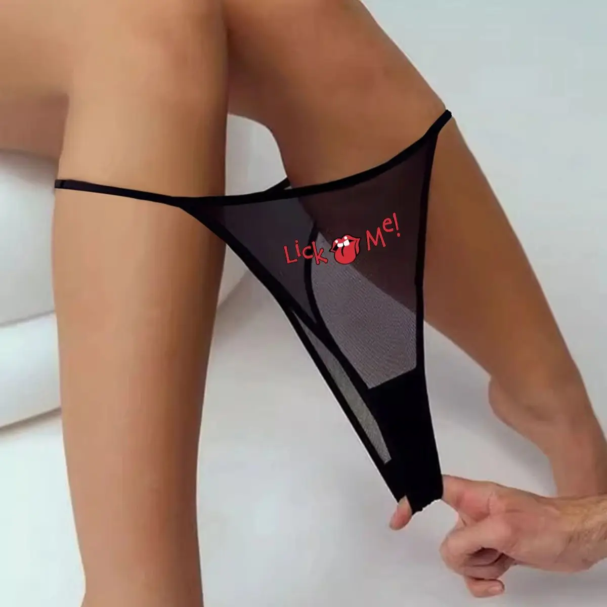 Женские Сексуальные Сетчатые Трусики-стринги Varsbaby С Т-образной Спинкой