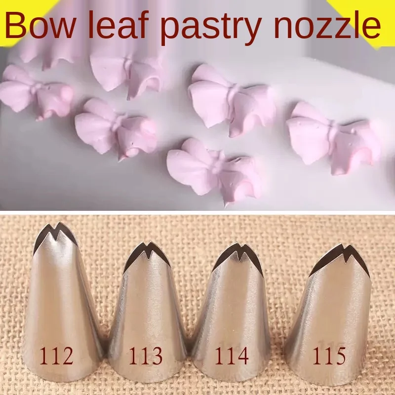 

Leaves Cream Bean Paste Cake Decorating Mouth bowknot Cream cake tip