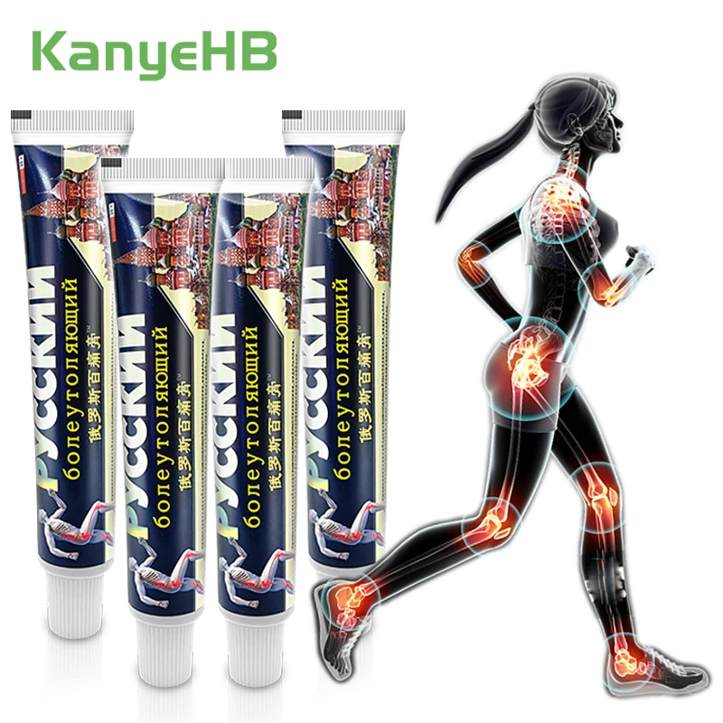 

2-4pcs Russia Joint Pain Relief Cream Arthritis Treatment Cream Relax Muscle Nerve Pain Neck Knee Pain Relief Herbal Ointment