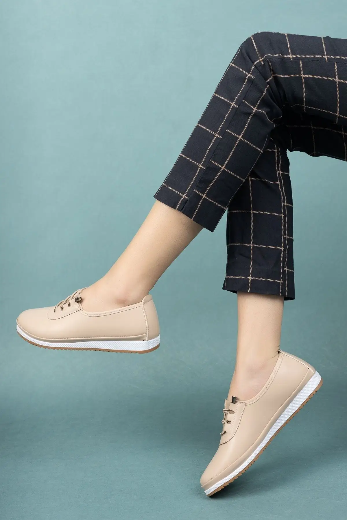 

Women Flats Shoes Nut Skin Shoes With Orthopedic Pads Fashion Flats For Ladies Casual Shoes Elegant Flat Summer Footwear