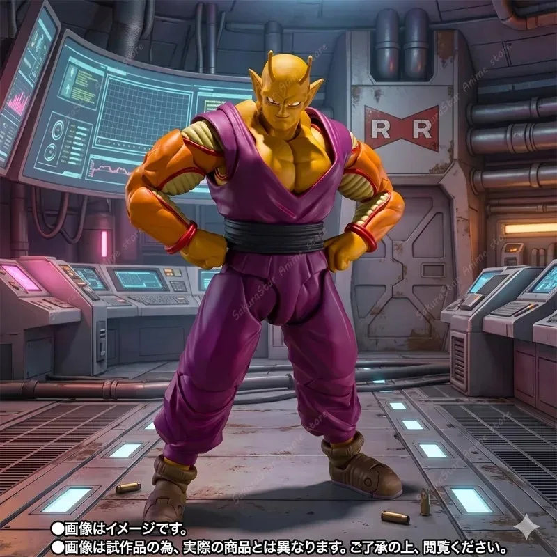 Фото В наличии: Коллекционная аниме-фигурка Bandai Dragon Ball SHF DBS Super Hero Orange Piccolo, подвижная, в подарочной упаковке №3