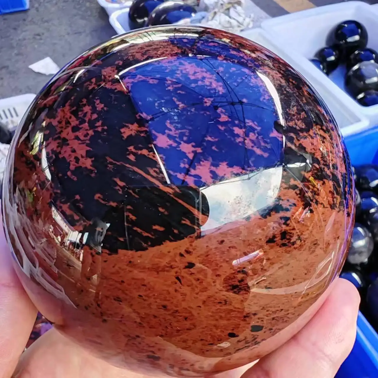 Натуральный Красный кварцевый кристалл, сфера минерального минерала, рейки, духовная терапия, демагнитизация для дома и офиса, декоративный драгоценный камень