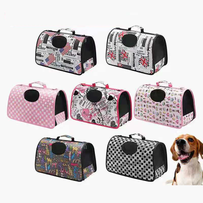 Холщовый Рюкзак-конвейер для домашних питомцев сумка на молнии перевозки кошек