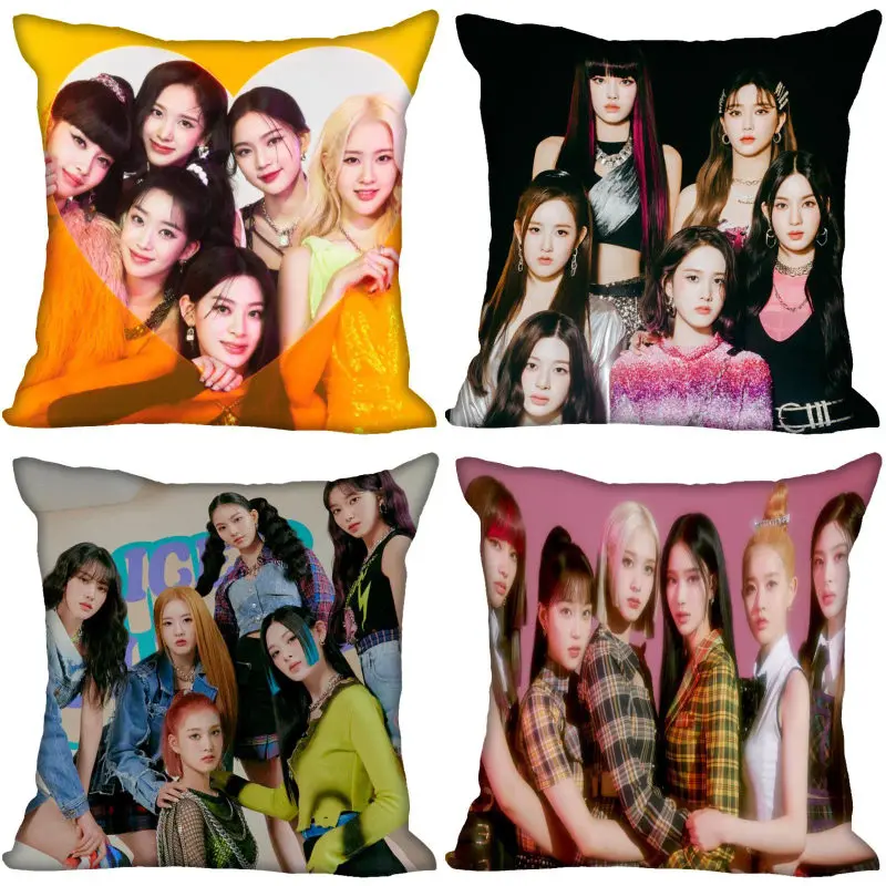 

Custom Pillow Case Home Decorative Pillows Cover Invisible Zippered Throw PillowCases 45X45cm 0216