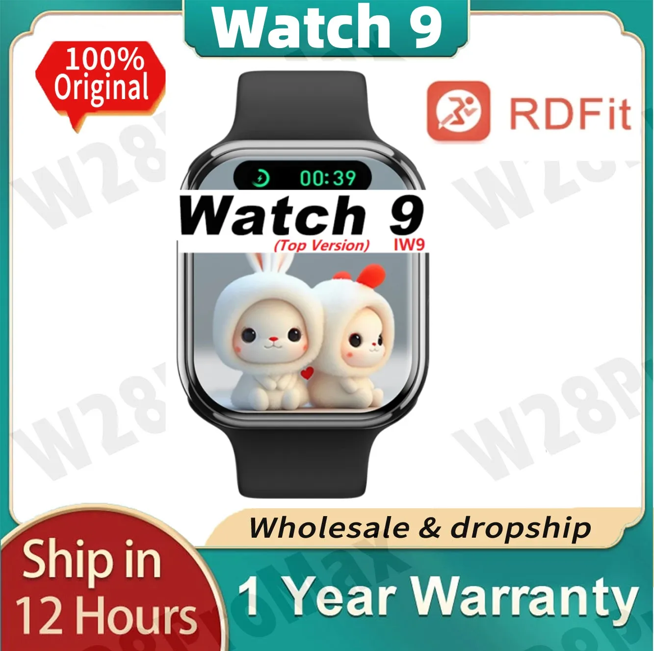 

2023 Смарт-часы 9 для мужчин и женщин 2,05 "HD экран всегда на дисплее температура тела Bluetooth вызовы Series 9 NFC IW9 Смарт-часы