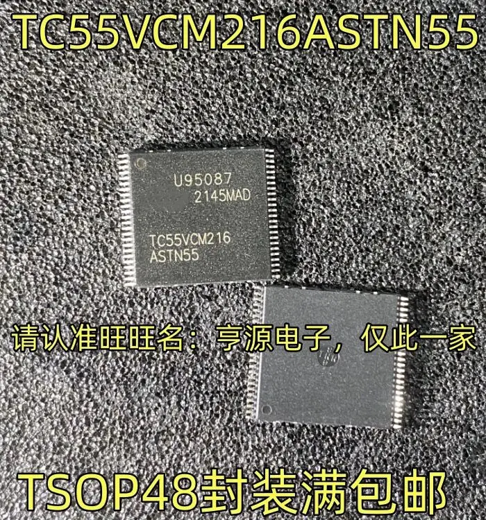 

5-10 шт./TC55VCM216ASTN55 TSOP48 TC55VCM216 ASTN55