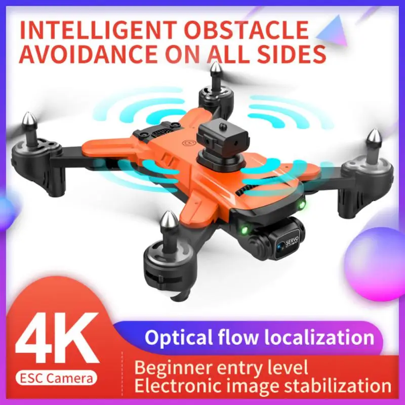 

Компактный Дрон GD102 4K с профессиональной HD камерой FPV 360 обход препятствий умный бесщеточный двигатель складной Квадрокоптер игрушка 2022