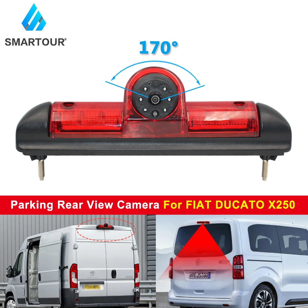 

Smartour 170 градусов CCD автомобильный тормоз, фотокамера заднего вида для FIAT DUCATO X250 Peugeot BOXER III