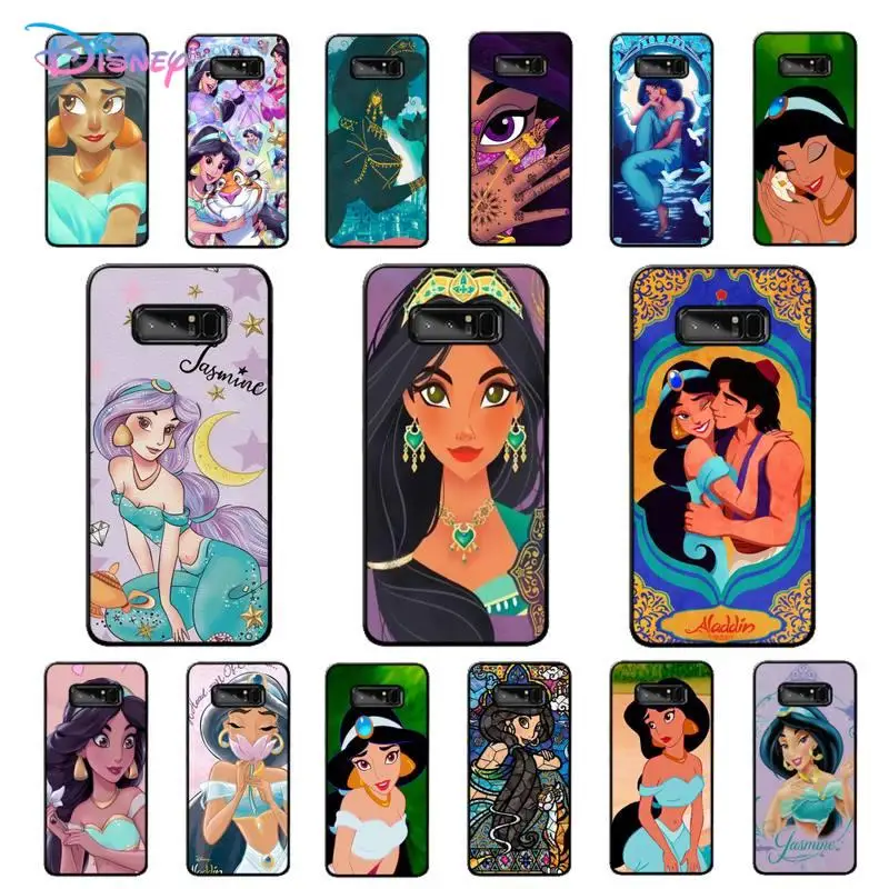 

Disney Aladdin Jasmine Princess Phone Case for Samsung Note 5 7 8 9 10 20 pro plus lite ultra A21 12 02