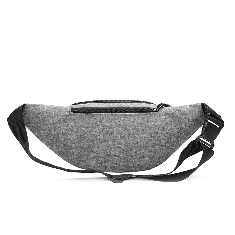 New Fashion Men Waist Pouch Bag Casual Chest Bag Male Fanny Pack Outdoor Travel Shoulder Bag Sports Phone Belt Bag