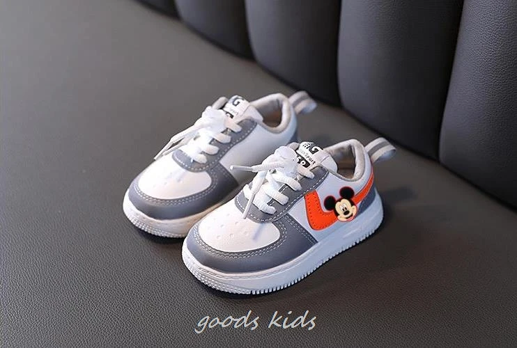 Кроссовки детские спортивные повседневные с Микки и Минни для начинающих ходить