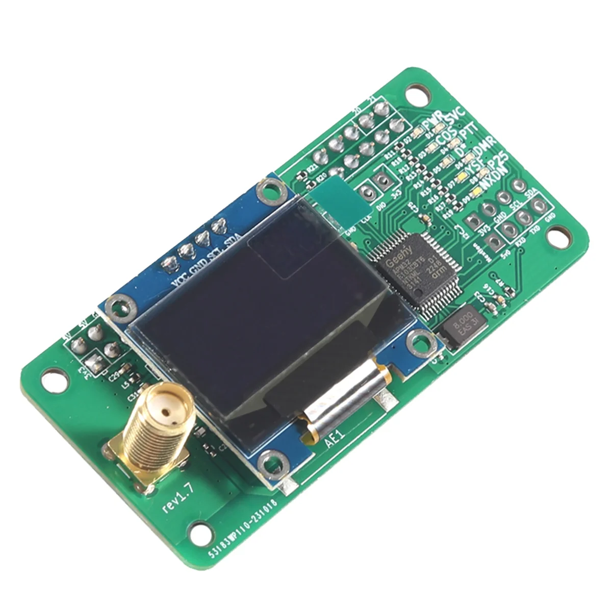 Для Raspberry Extension MMDVM Hotspot JumboSpot RPI HAT Многофункциональный удобный практичный