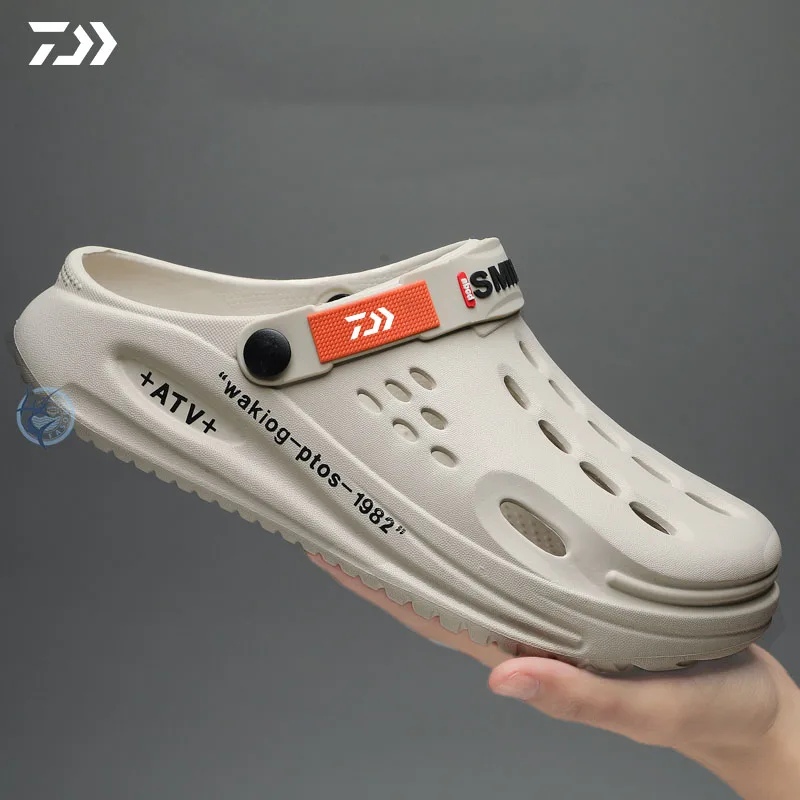 

Новинка, нескользящая обувь Daiwa для рыбалки, мужские летние тапочки, Мужская обувь для рыбалки