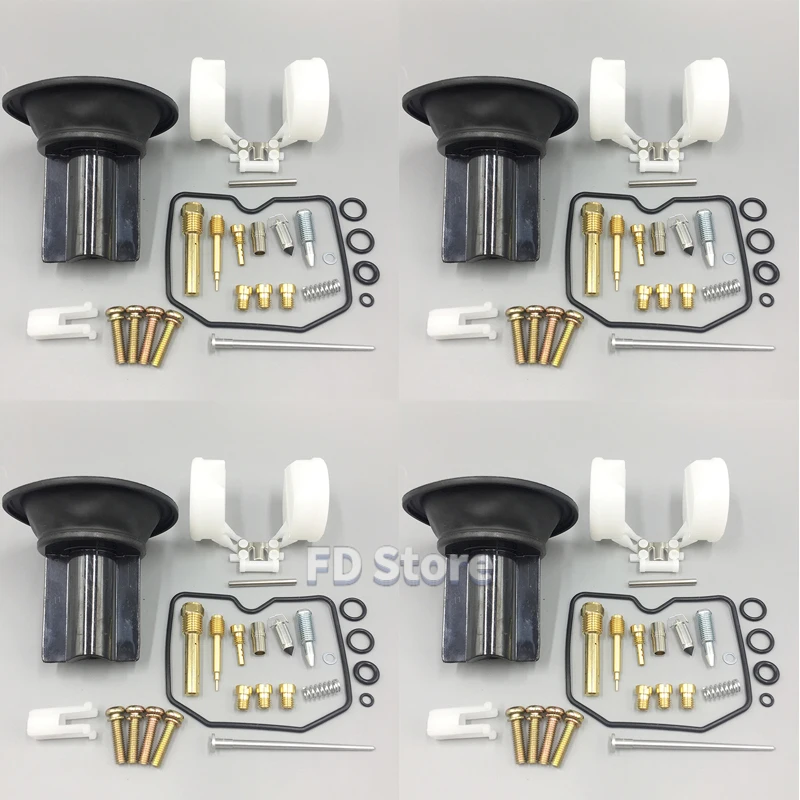 Набор для ремонта карбюратора Kawasaki Zephyr ZR 400 Keihin CVK ZR400 C1-C7 1989-1995 с плавающим поршнем