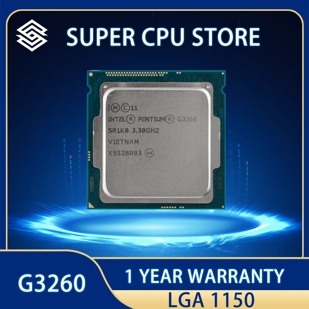 

Оригинальный процессор Intel CPU Pentium G3260 3,30 ГГц 3M двухъядерный Бесплатная доставка Быстрая доставка Разъем 1150