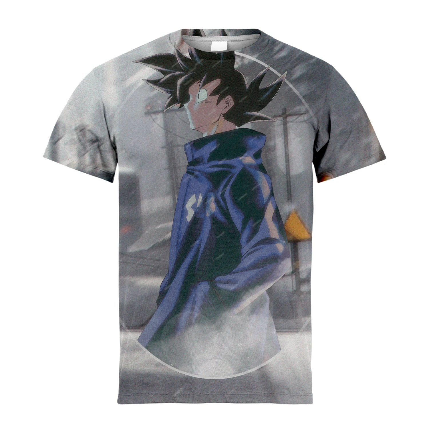 

7dragon Ball 3d Printing 2023 Summer Leisure Sports Breathable Round Neck Men And Women With The Same Fashion Short Sleeve