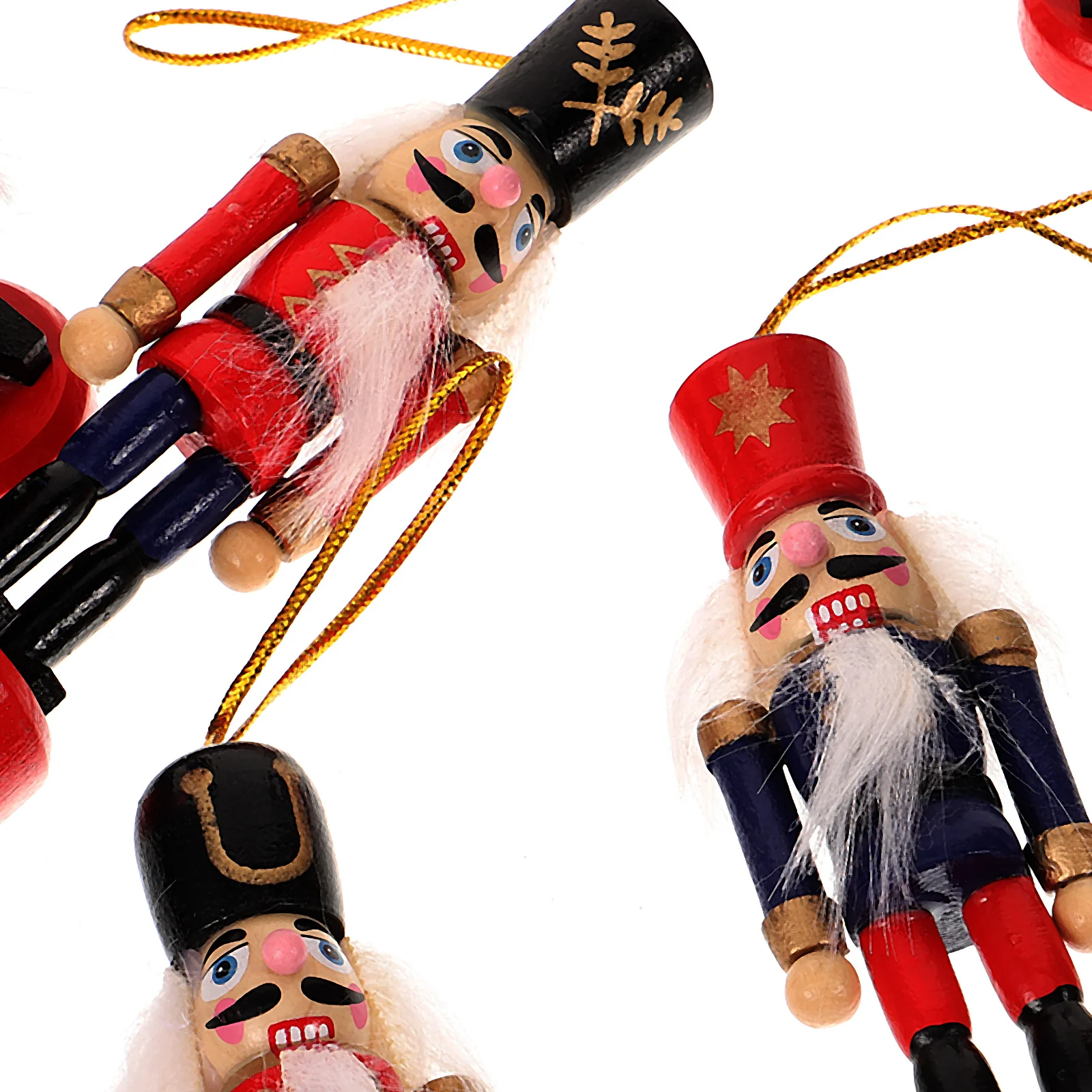 6 шт. подвеска Щелкунчик рождественские елочные украшения реквизит для